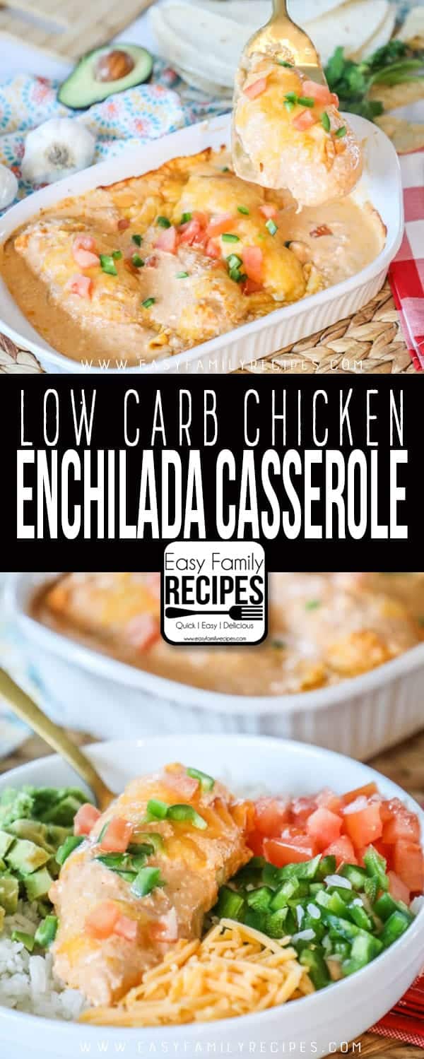Try this delicious creamy low carb chicken casserole. 