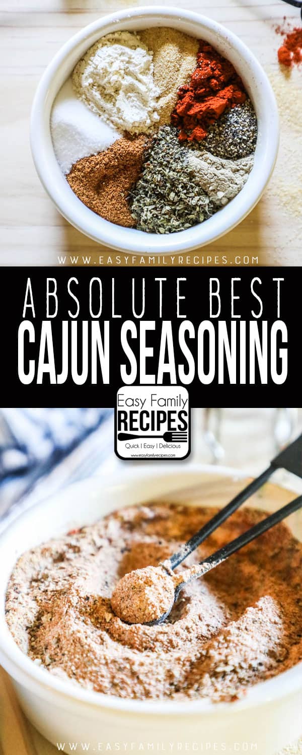 Spices combined to make the BEST Cajun Seasoning.