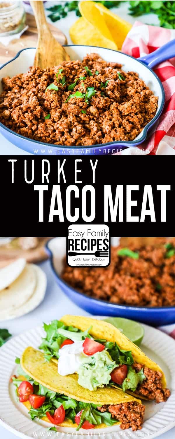 Ground Turkey Taco Tacos are delicious and full of flavor. A perfect weeknight recipe. 