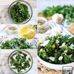 This Kale Salad is super healthy and delicious. Perfect for a quick lunch or a side at dinner.