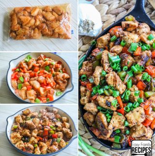 Cajun Chicken Steps and finished in a skillet