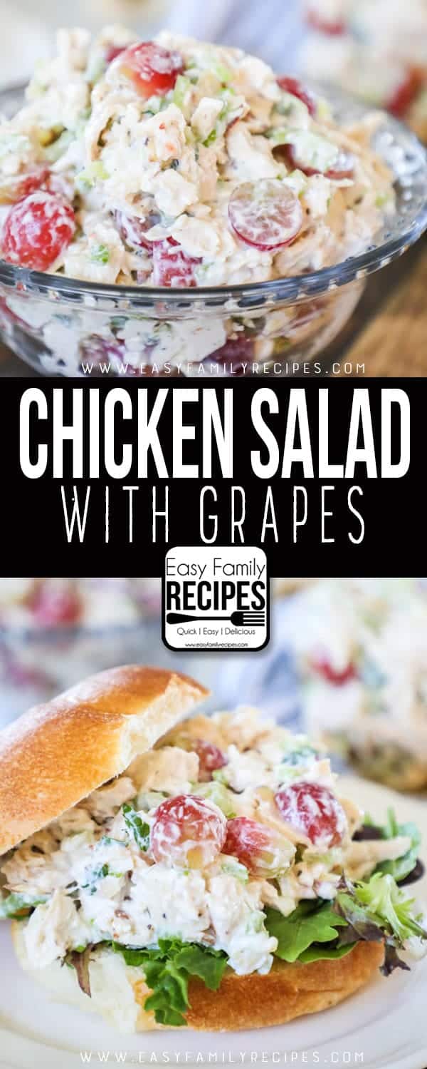 Chicken salad with grapes is a perfect chicken salad, loaded with flavors. 
