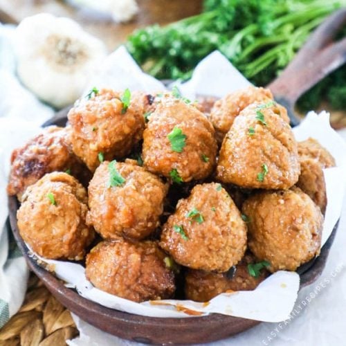 Recipe for Teriyaki Pineapple Meatballs.