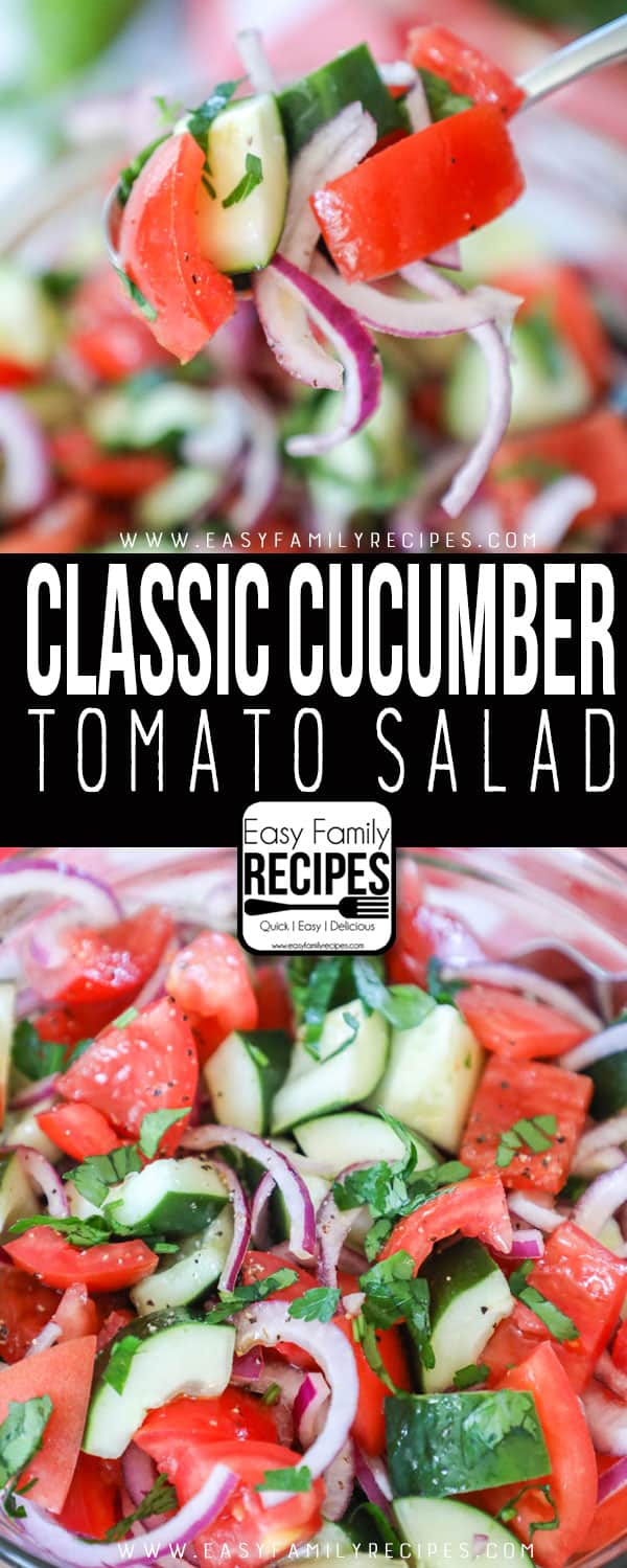Try this classic cucumber salad for your next lunch 