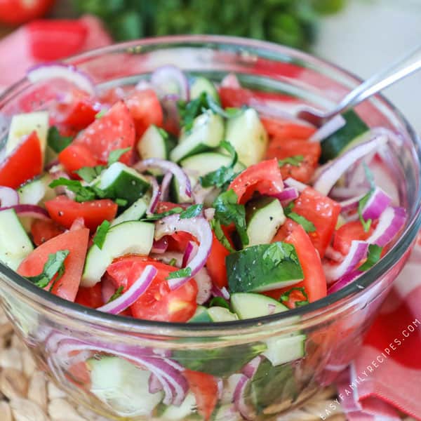 Classic Cucumber Tomato Salad