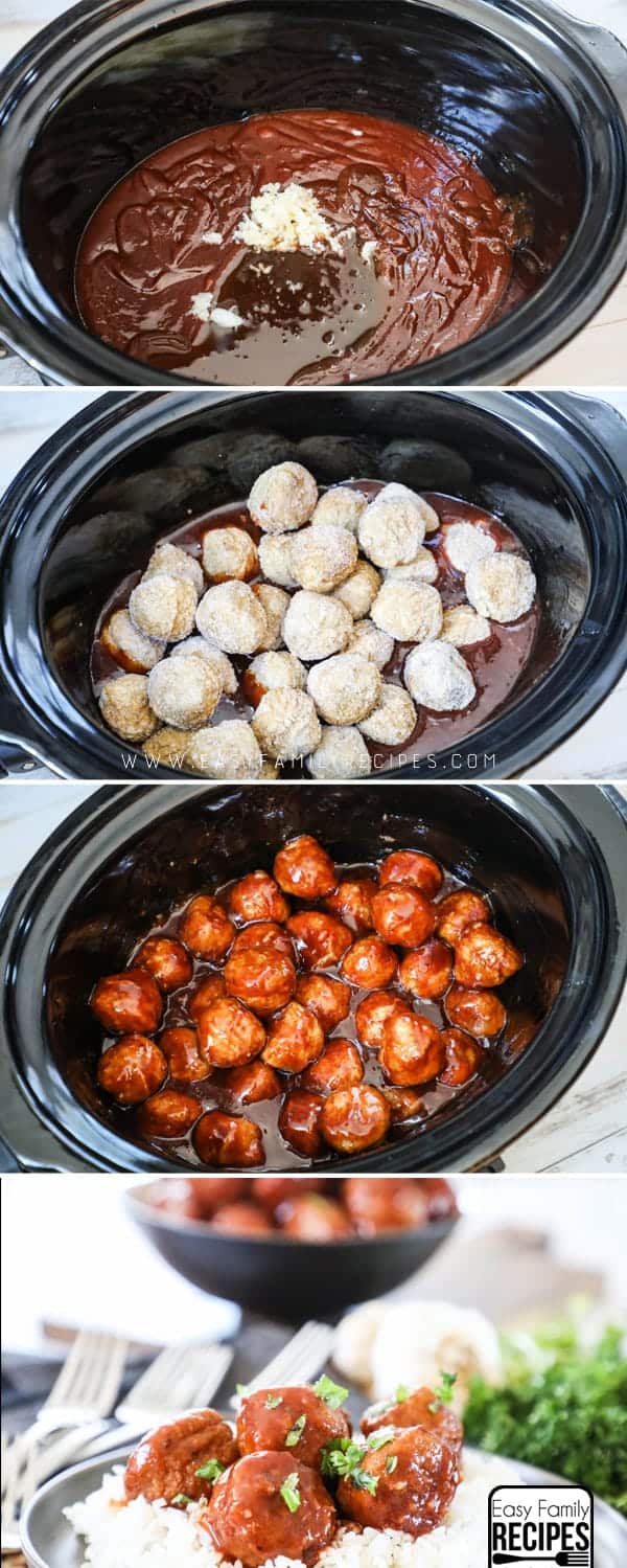 Honey BBQ Meatballs · Easy Family Recipes