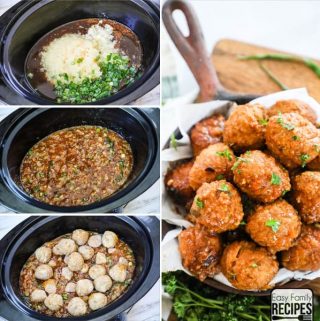 Crockpot Pineapple Teriyaki Meatballs are the perfect dish for a weeknight dinner.
