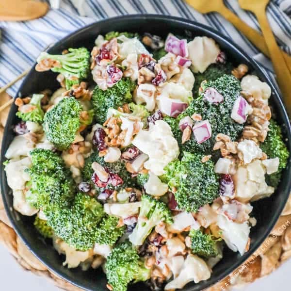 Broccoli Cauliflower Salad