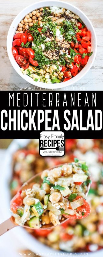 Mediterranean Chickpea Salad · Easy Family Recipes