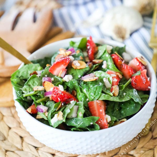 Strawberry Spinach Salad with Poppy Seed Dressing