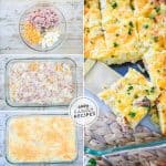 Perfect for brunch, ham and cheese breakfast casserole is the best.