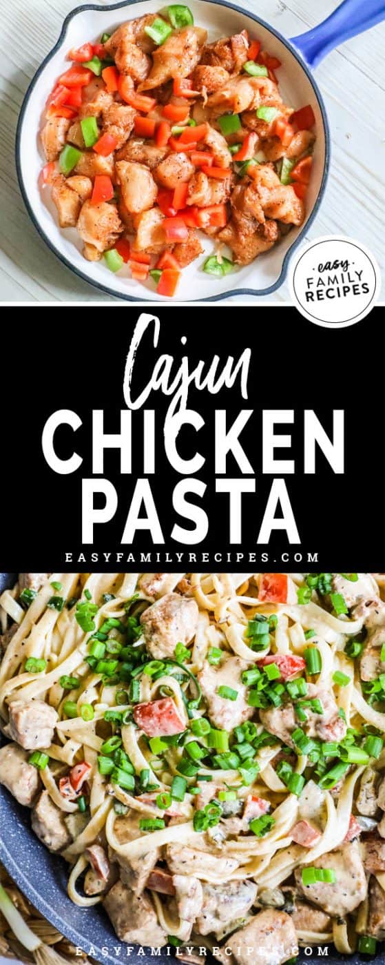 30 Min DELICIOUS Creamy Cajun Chicken Pasta · Easy Family Recipes