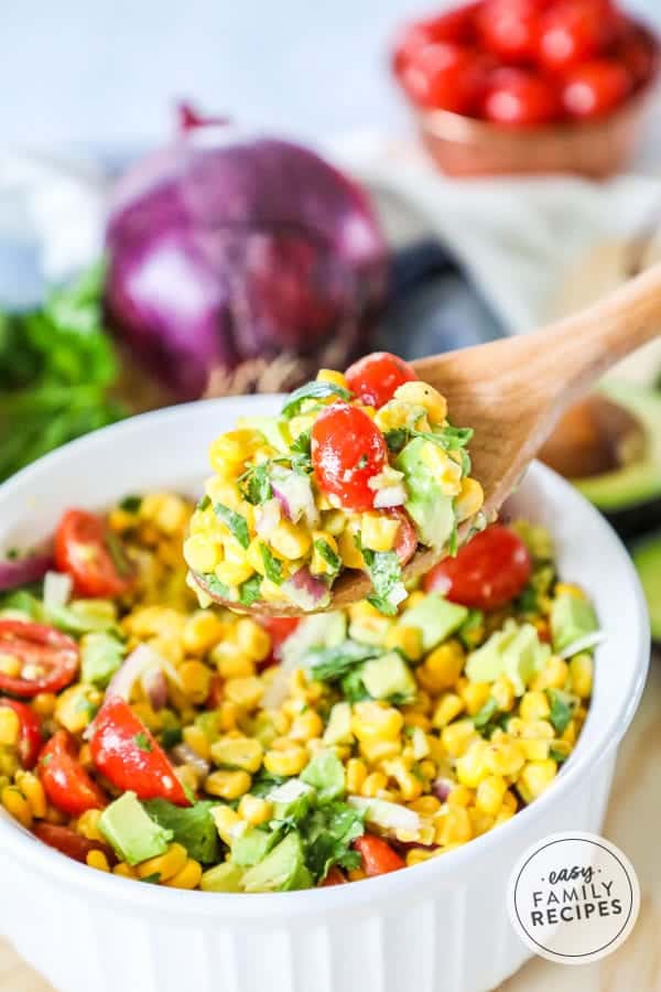 Delicious and Easy to make Mexican Corn Salad is a perfect side dish. 