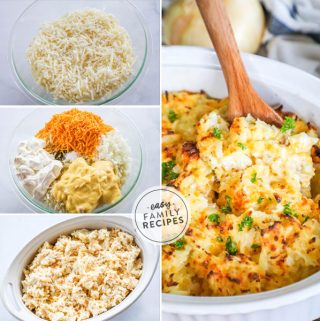 Steps to Making Hashbrown Casserole like Cracker Barrel
