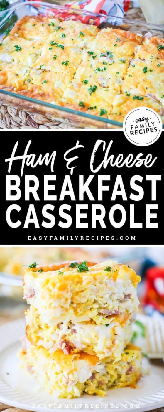 ULTIMATE Ham and Cheese Breakfast Casserole · Easy Family Recipes