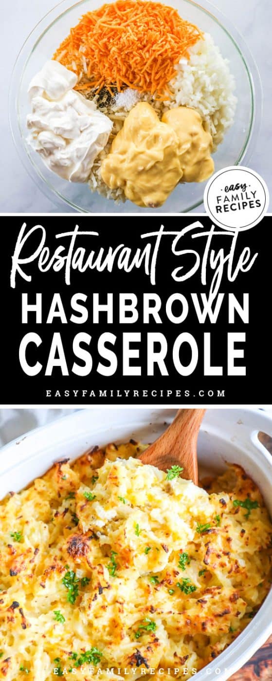 The BEST Cracker Barrel Hashbrown Casserole · Easy Family Recipes