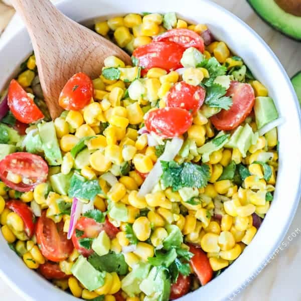 Recipe for Mexican Corn Salad.