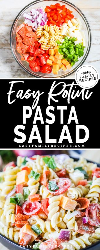 The BEST Easy Rotini Pasta Salad · Easy Family Recipes