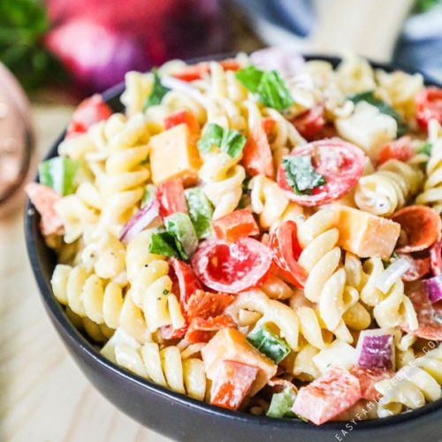 The BEST Easy Rotini Pasta Salad · Easy Family Recipes