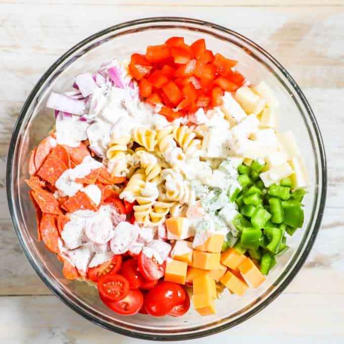 The BEST Easy Rotini Pasta Salad · Easy Family Recipes