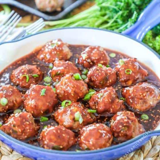 Recipe for Asian Turkey Meatballs.