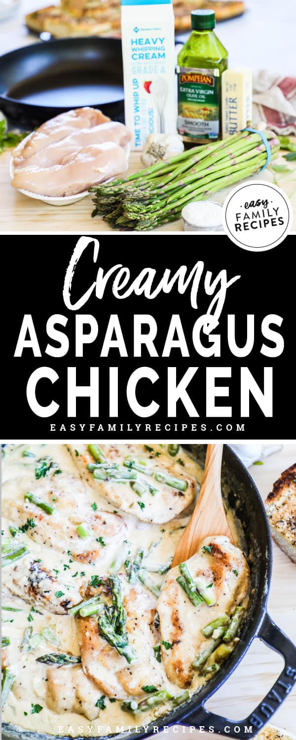 Chicken and Asparagus recipe ingredients