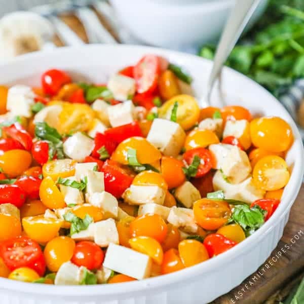 Tomato Basil Mozzarella Salad