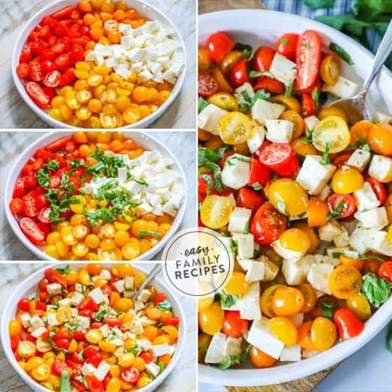 Quick and Easy Tomato Salad.