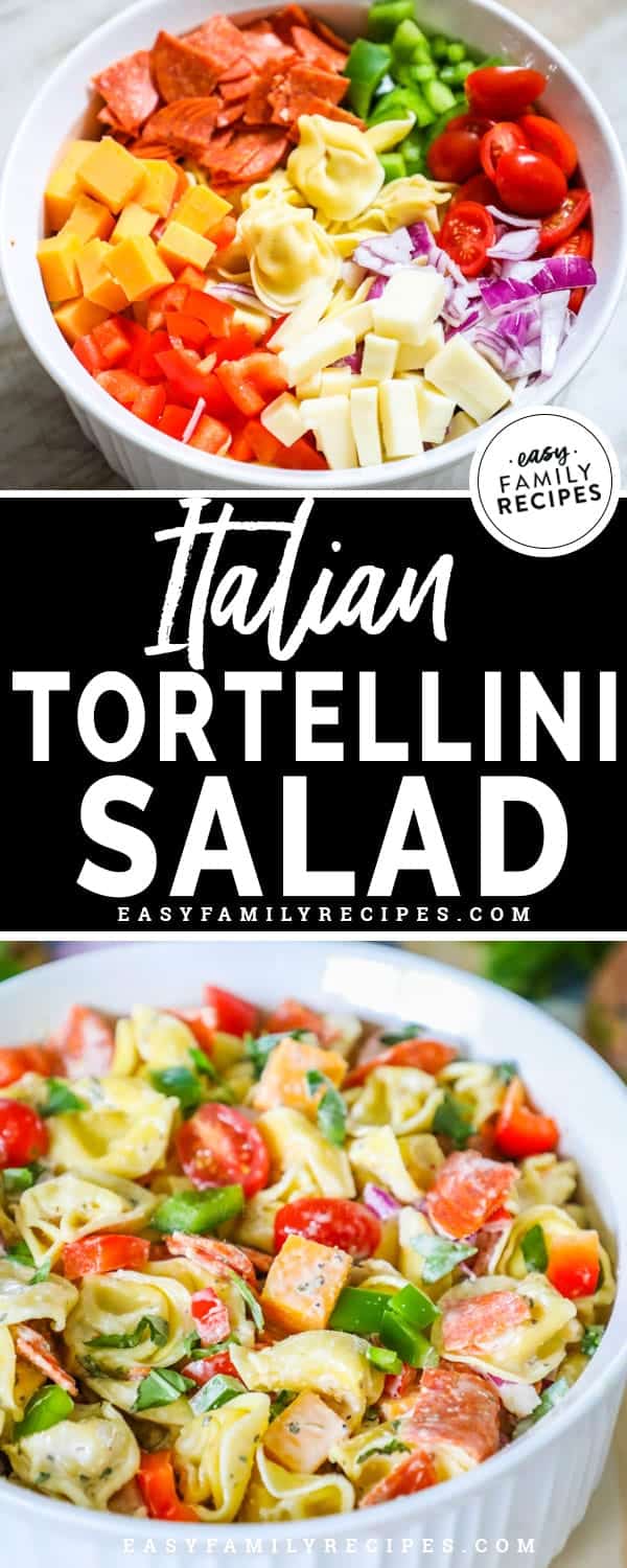 Italian Tortellini Salad is full of flavor and easy to make. 