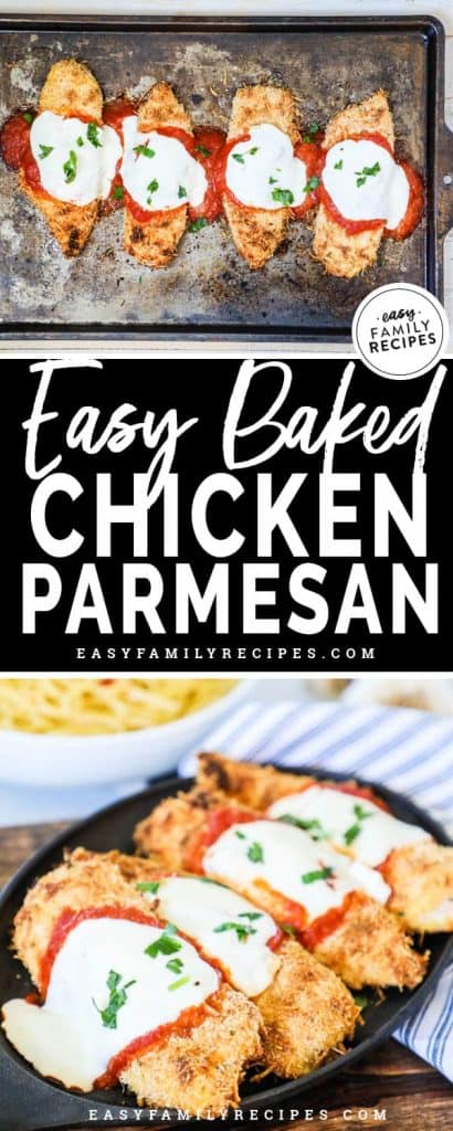 Easy Baked Chicken Parmesan · Easy Family Recipes