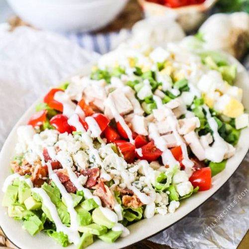 Recipe for chicken Cobb Salad.