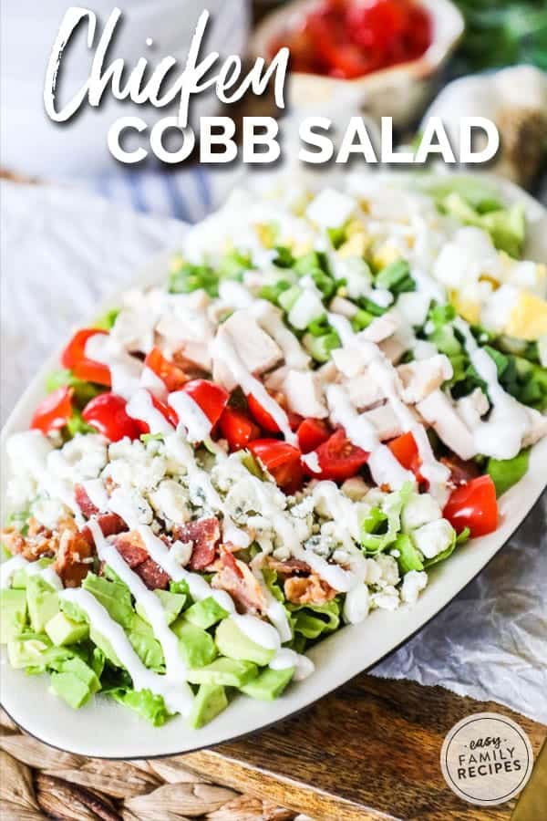 Chicken Cobb Salad is the perfect easy weeknight meal. 