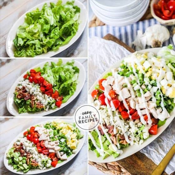 Delicious and wholesome chicken Cobb Salad.