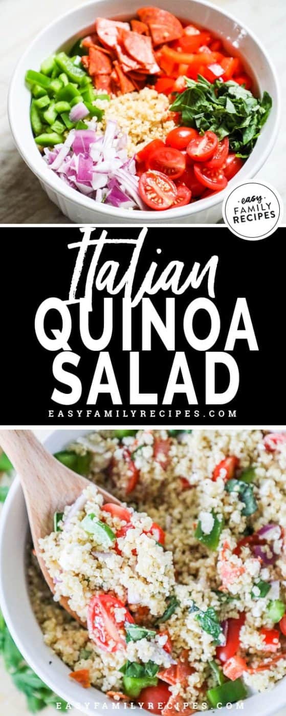 Italian Quinoa Salad · Easy Family Recipes