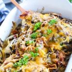 Alice Springs Chicken Casserole being scooped up