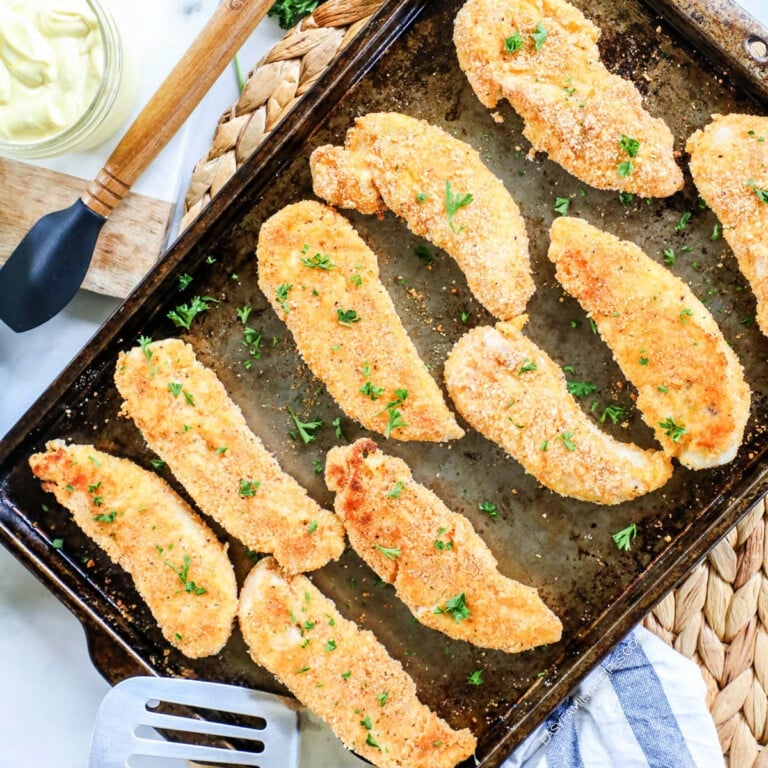 Crispy Baked Chicken Tenders · Easy Family Recipes