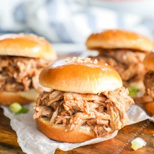 3 Tender BBQ Pulled Pork Sandwiches