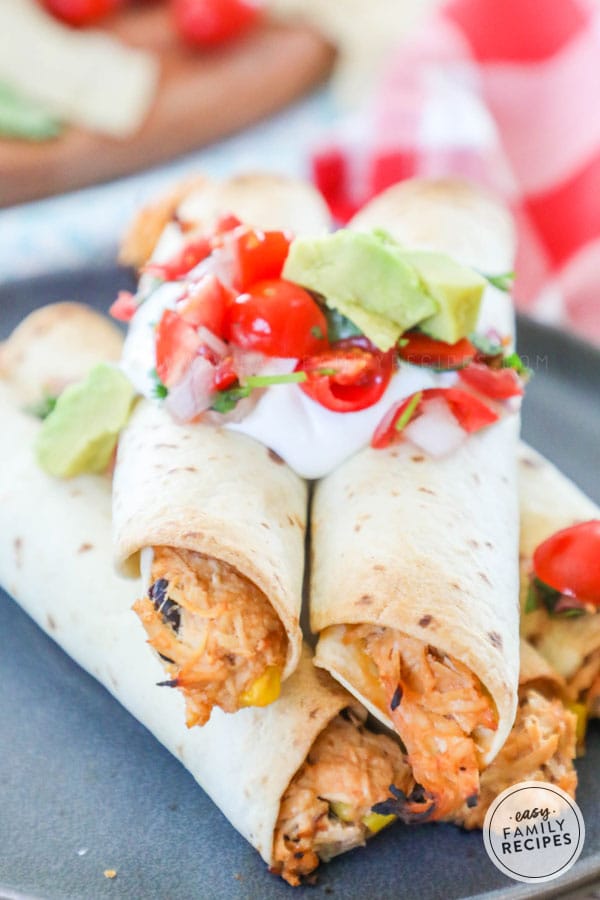 Quick and Delicious Barbeque chicken flautas are easy to make and full of flavors. 