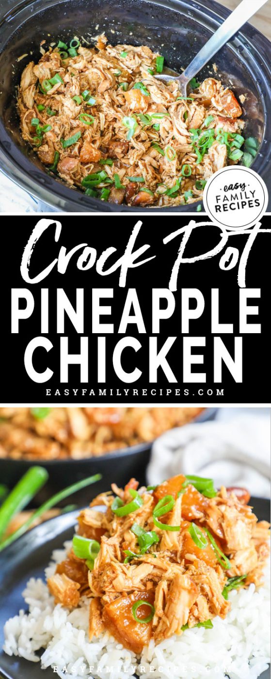 Crock Pot Pineapple Chicken · Easy Family Recipes