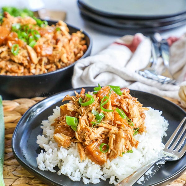 Pineapple Chicken {Easy Crock Pot Dump Meal} - Nanny to Mommy