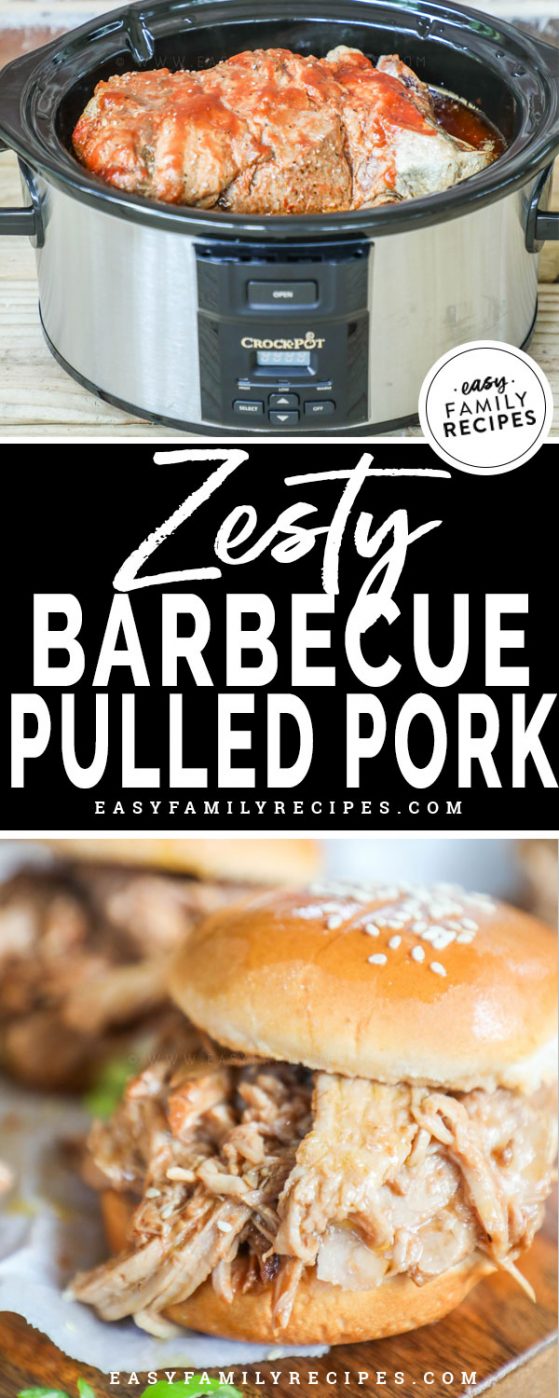Zesty Crock Pot BBQ Pulled Pork · Easy Family Recipes