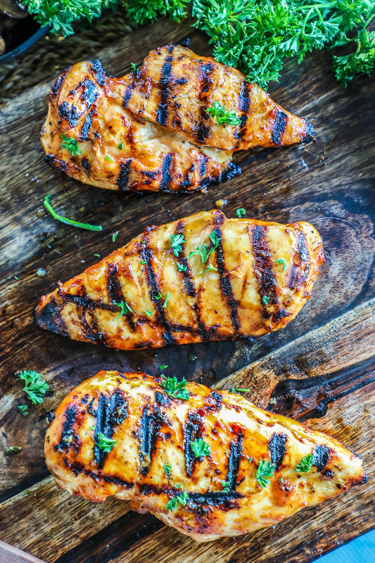 BBQ grilled chicken marinated and super juicy