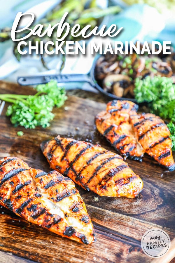 Easy, delicious and full of flavor BBQ Chicken Marinade.