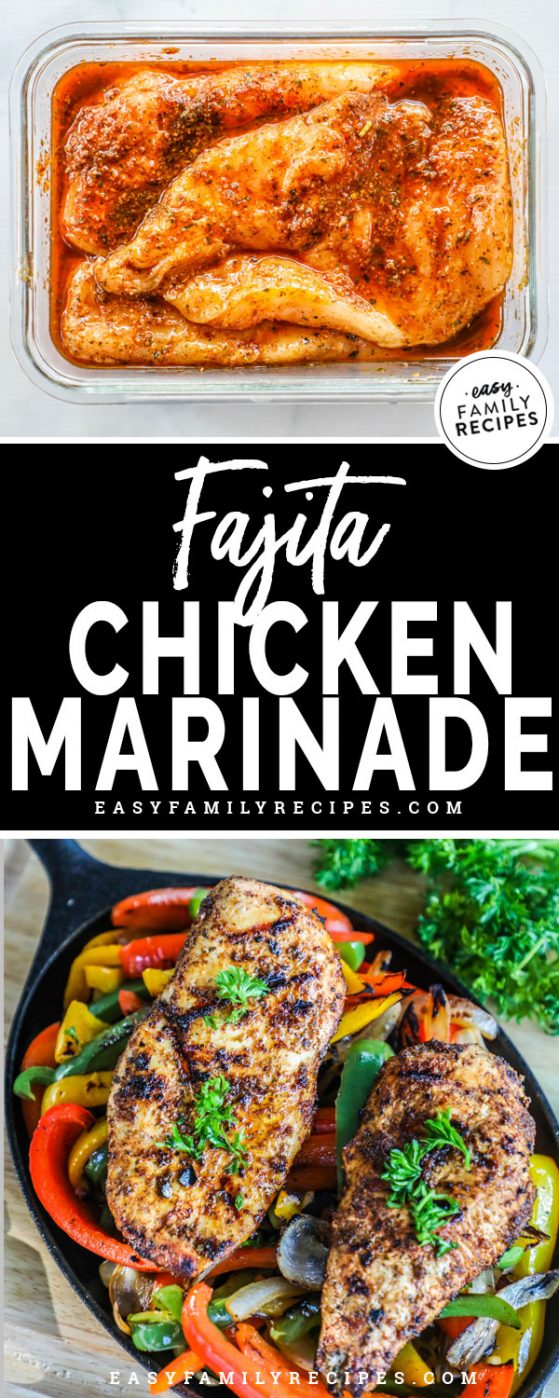 TexMex Chicken Fajita Marinade · Easy Family Recipes