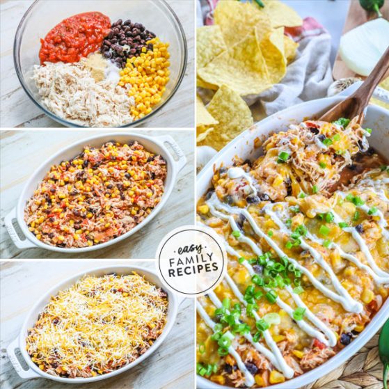 Mexican Chicken Casserole Step by Step