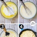 Process Photos for How to Make Buttermilk Cornbread in a Cast Iron Skillet