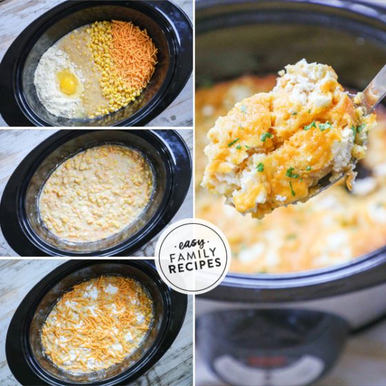 Steps to Make Crockpot Corn Pudding