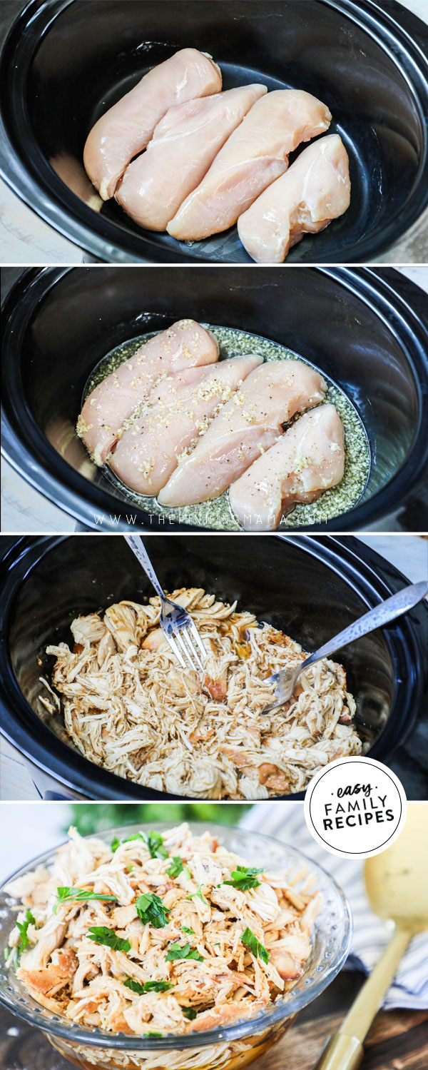 Process photos for How to Make Honey Garlic Chicken in the crock pot