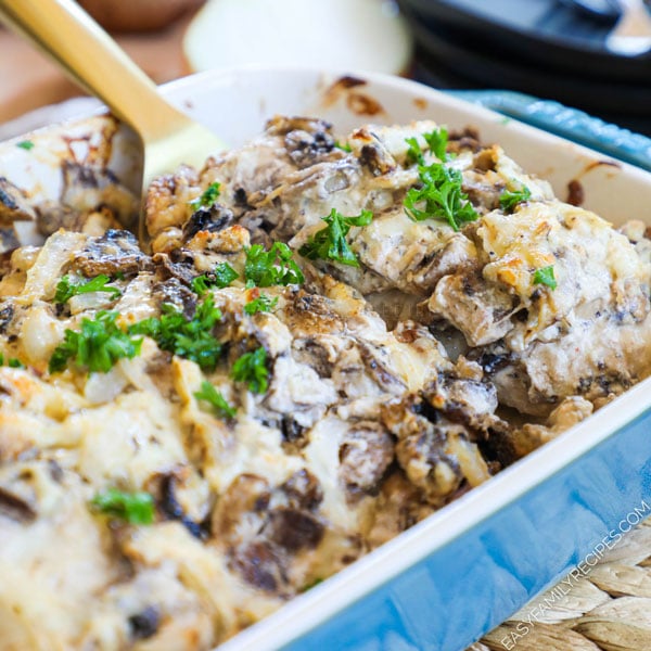 Creamy Mushroom Chicken Bake