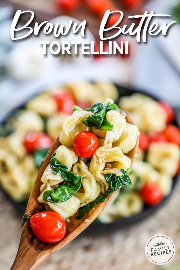 One Pan Brown Butter Corn Tortellini